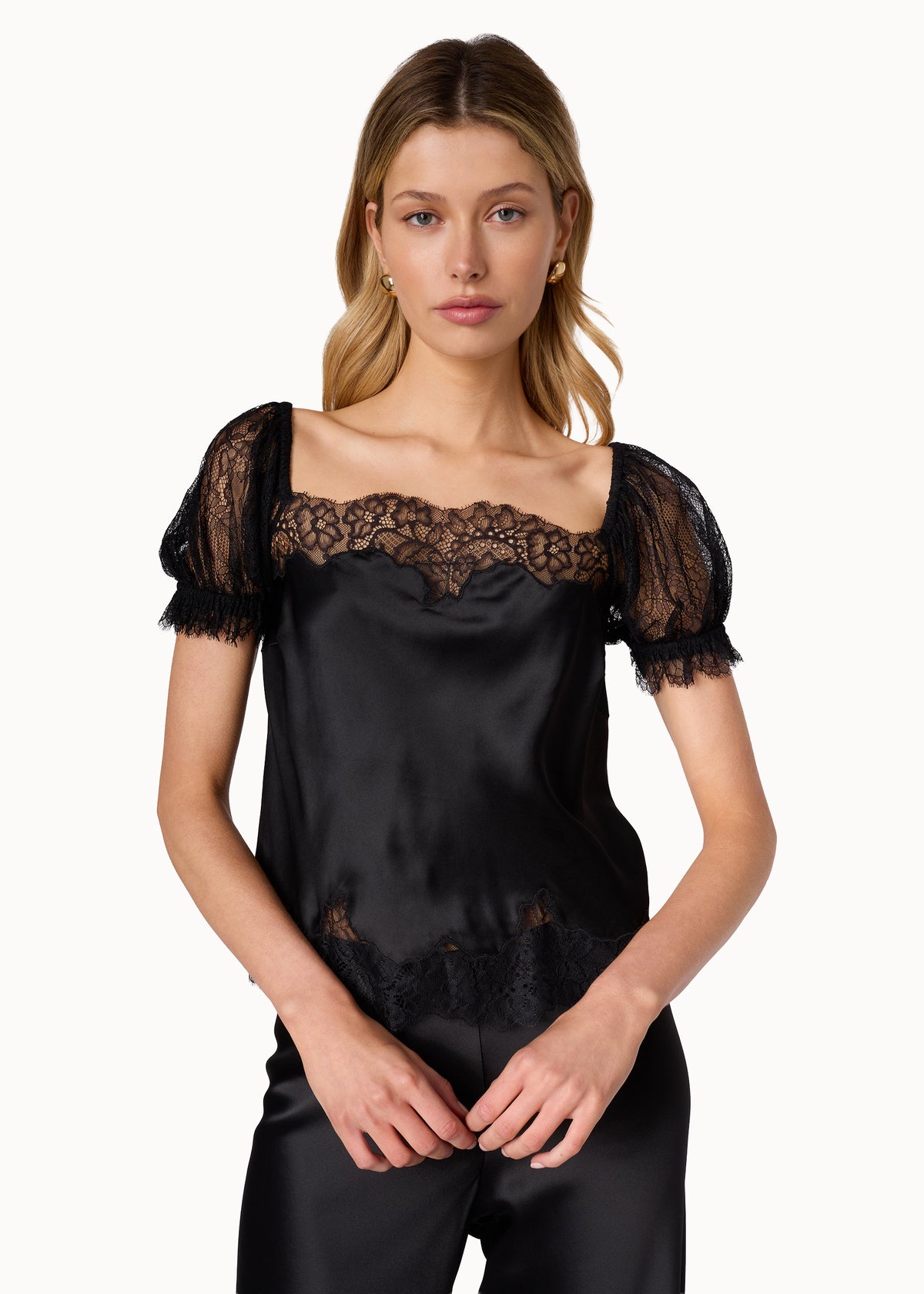 NIA TOP - BLACK