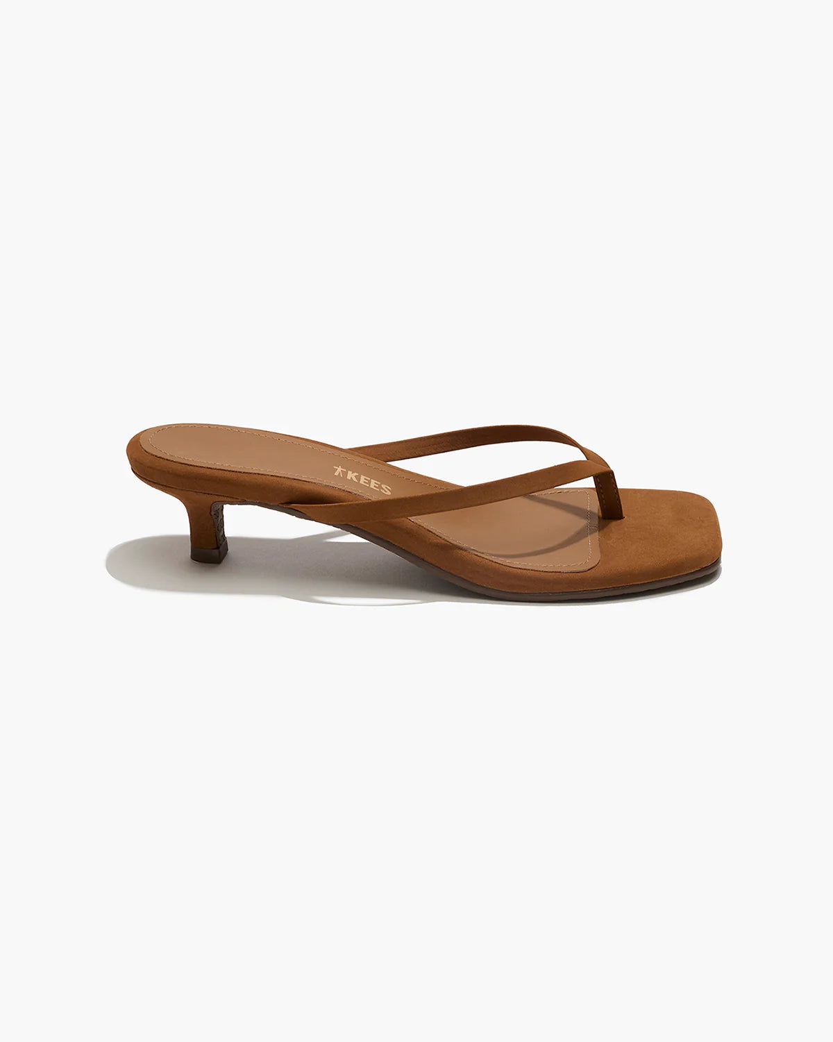 SQUARE TOE JULIA SUEDE - CAMEL SUEDE
