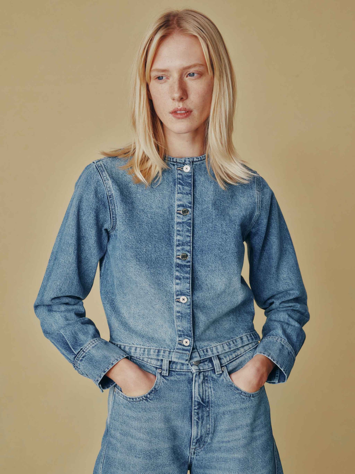 MONTAUK SHIRT: LONG SLEEVE - SALT LAKE