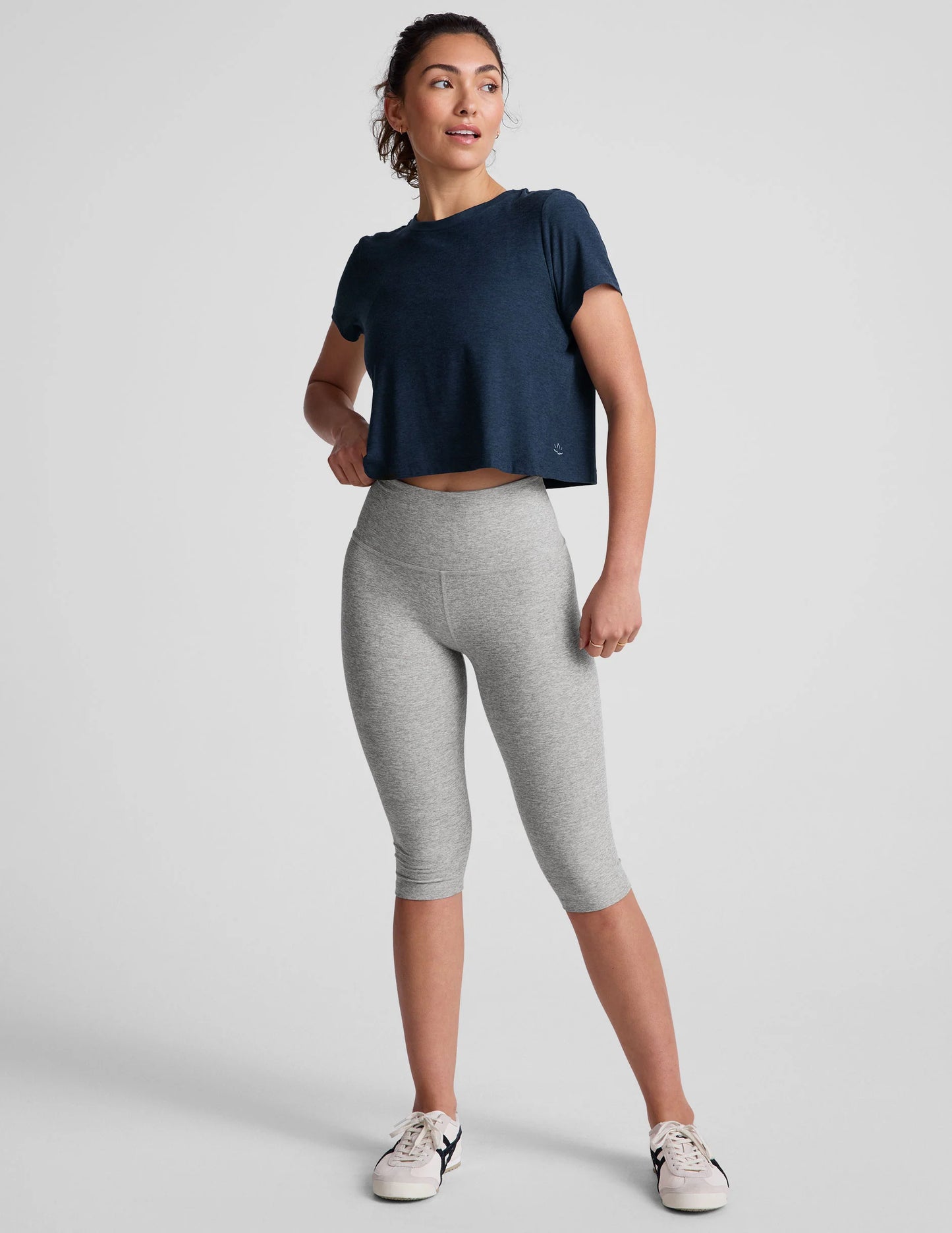 FEATHERWEIGHT SUPREME CROPPED TEE - NOCTURNAL NAVY