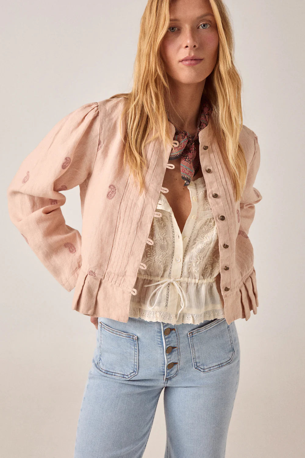 EDGAS EDGARD JACKET - ANTIQUE BLUSH