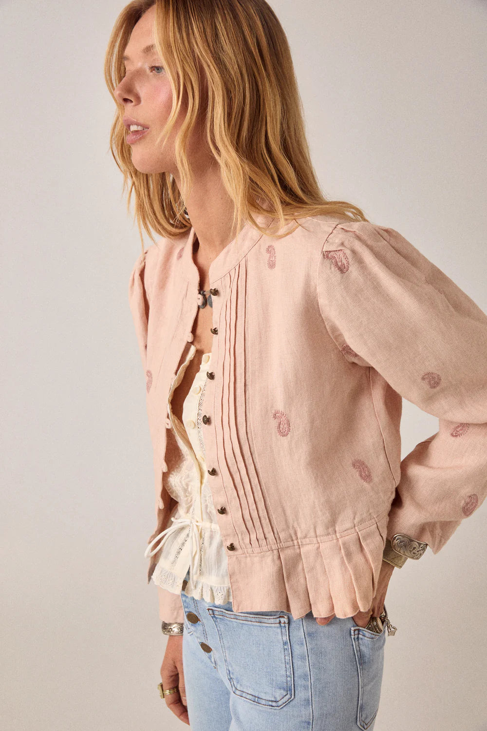 EDGAS EDGARD JACKET - ANTIQUE BLUSH