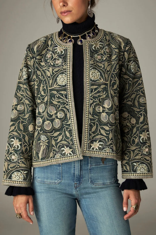 WELCOME TO THE JUNGLE-ABU JACKET - JADE