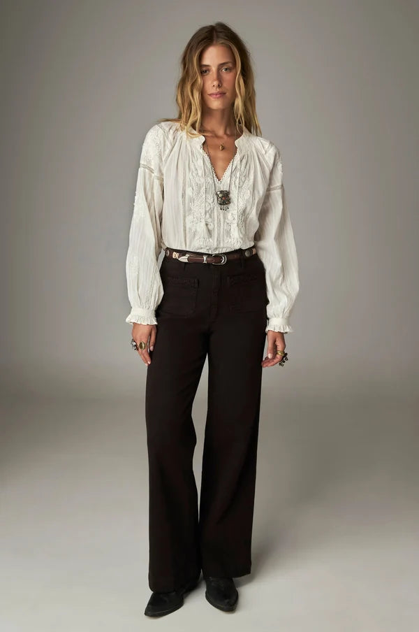 ROMANCE-BETTINA BLOUSE - OFF WHITE