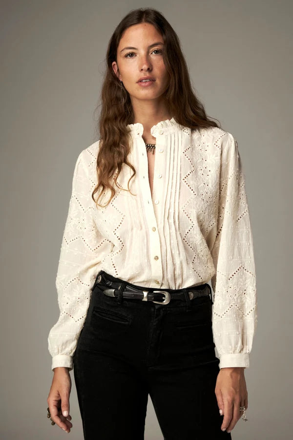 ARIOSE-RENATA BLOUSE - CHANTILLY