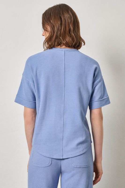 DROP SHOULDER SWEATSHIRT - BLUEBIRD