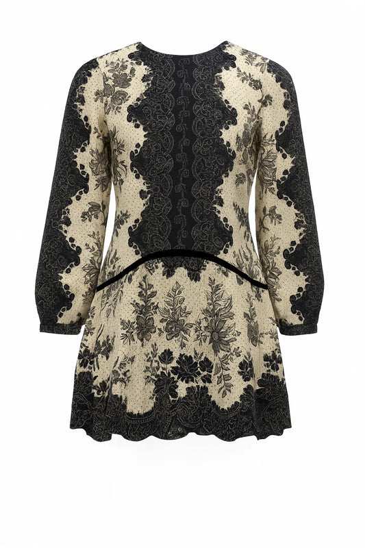 SAWYER DRESS - BLACK LACE