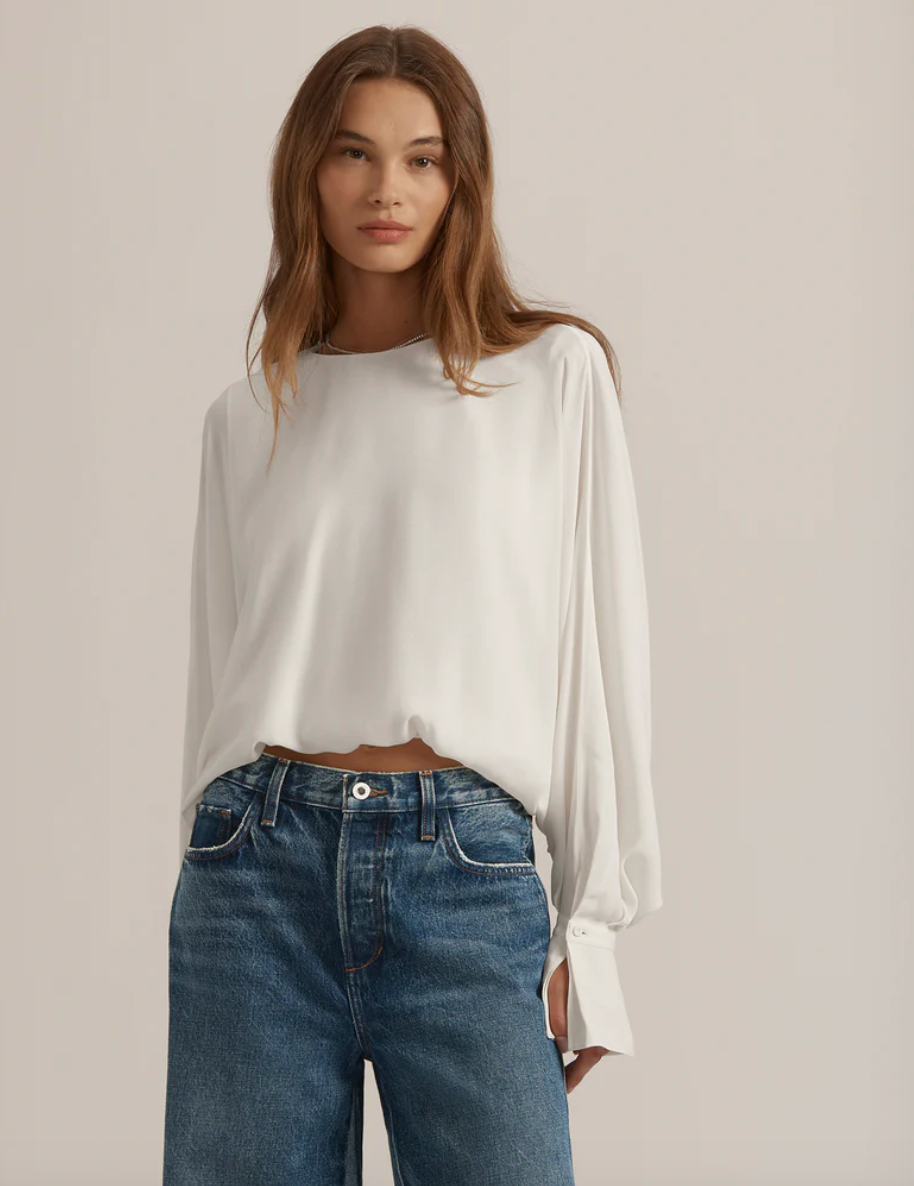 MAKING ME BLUSH TOP - IVORY