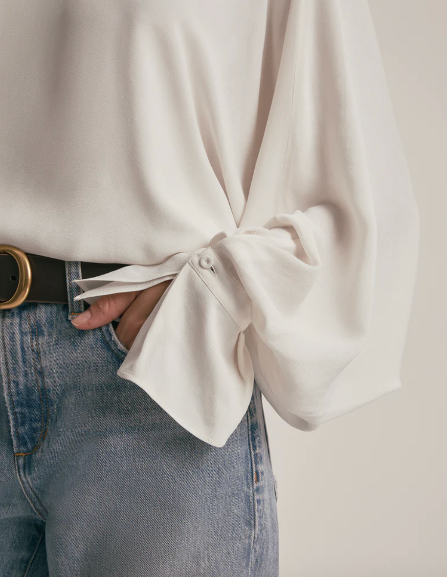 MAKING ME BLUSH TOP - IVORY