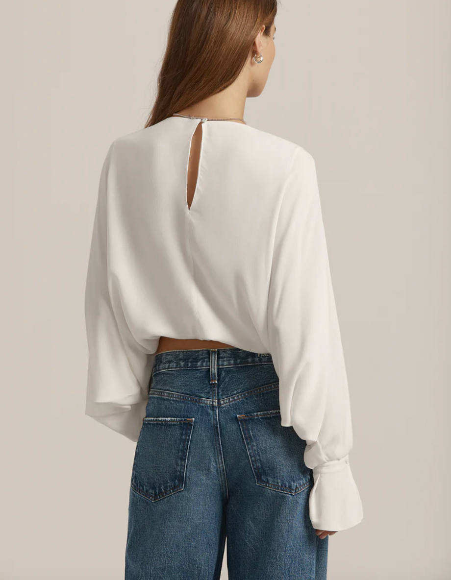 MAKING ME BLUSH TOP - IVORY