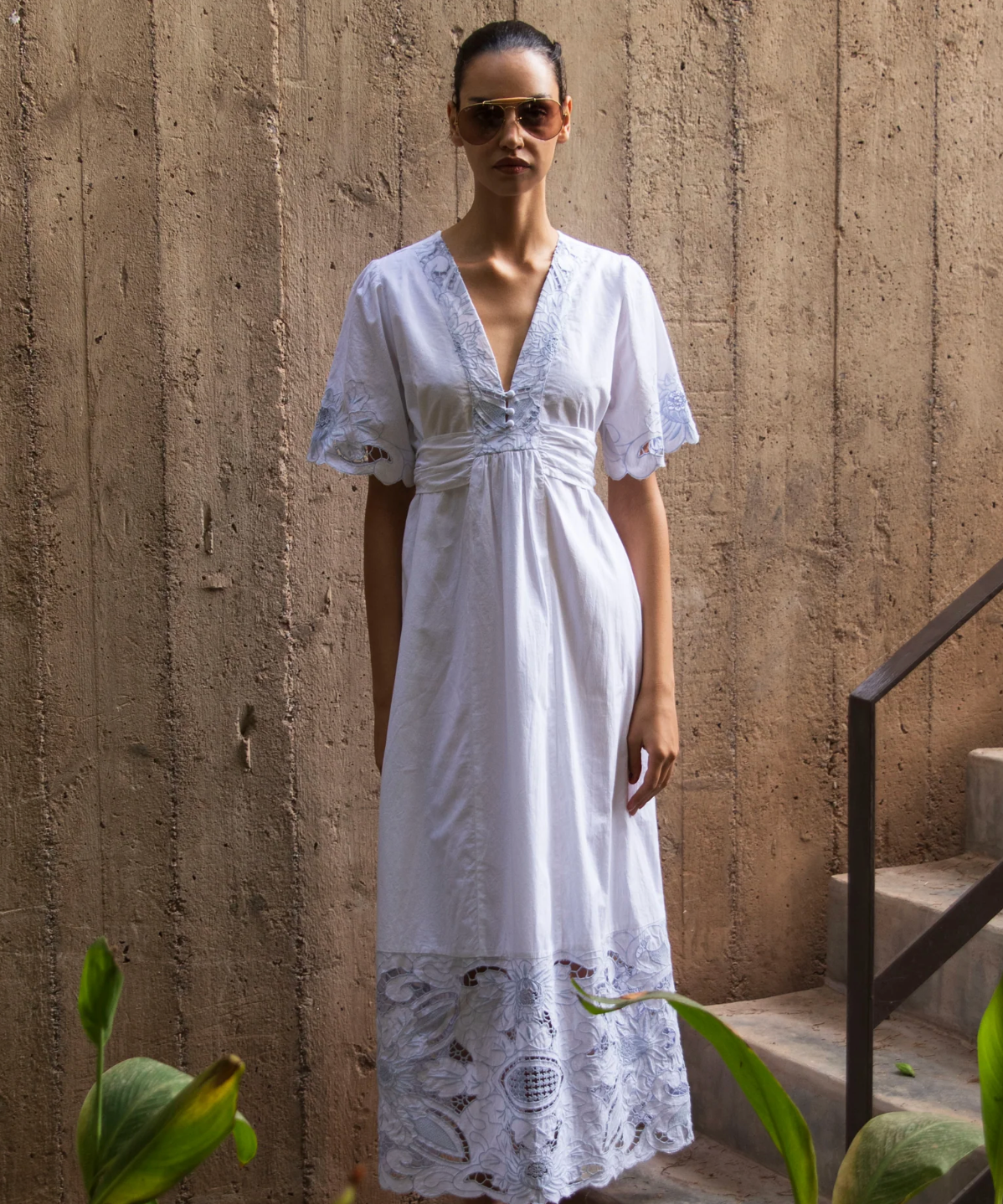 HAWTHORN DRESS - WHITE