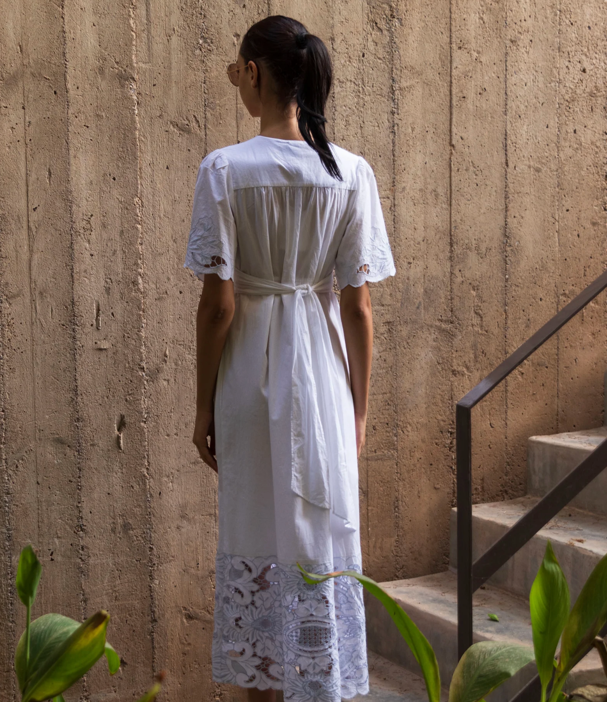 HAWTHORN DRESS - WHITE