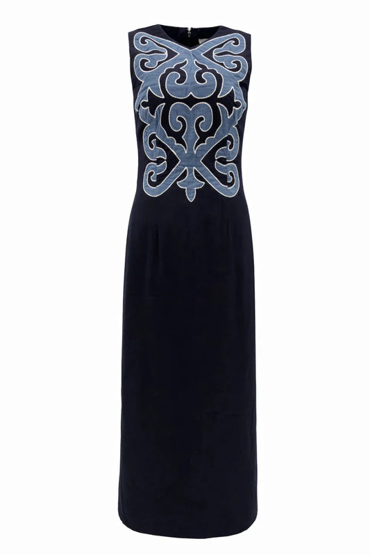 FRANCIS MIDI - NAVY/LIGHT BLUE