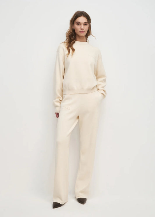 FATIGUE SISTERS WIDE LEG PANT - CREAM