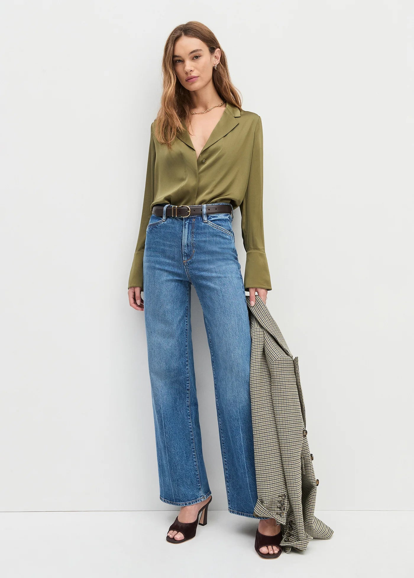 THE FANCY JUNI BELT - BROWN/POLISHED GOLD
