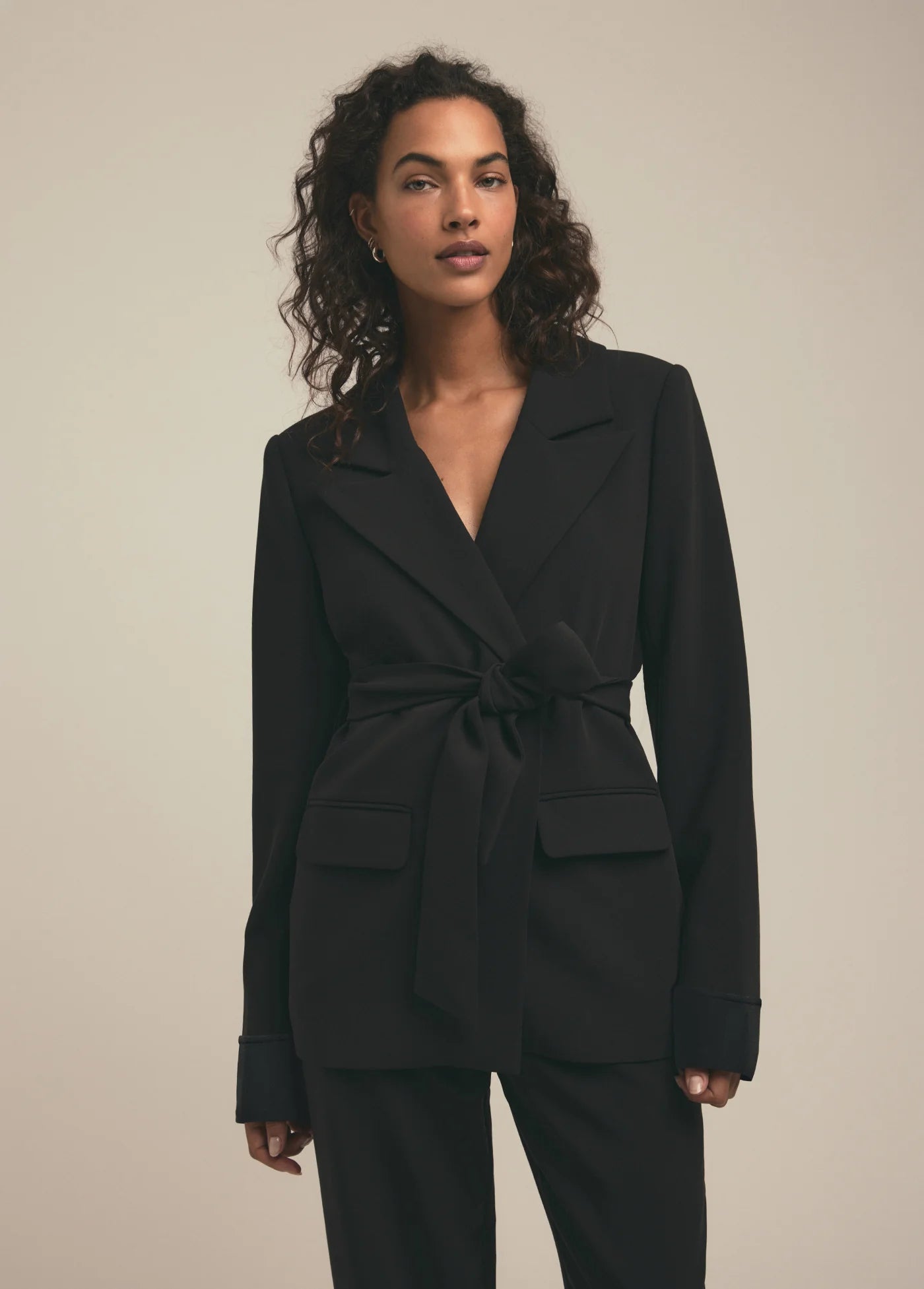 THE ADRIENNE BLAZER - BLACK