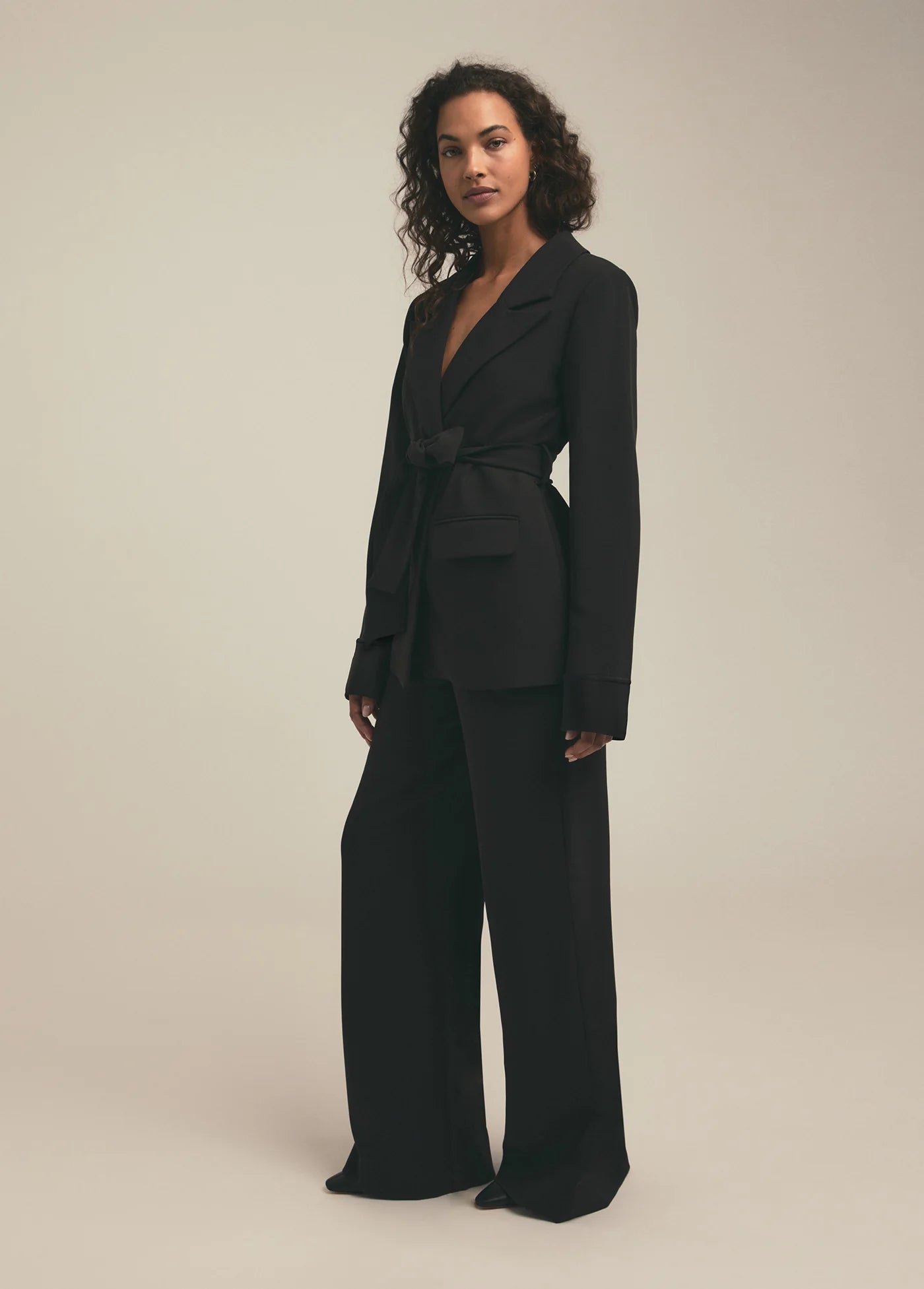 THE ADRIENNE BLAZER - BLACK