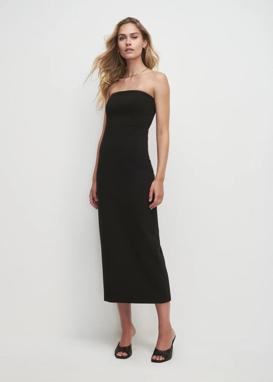 THE LONG WILLOW DRESS - BLACK