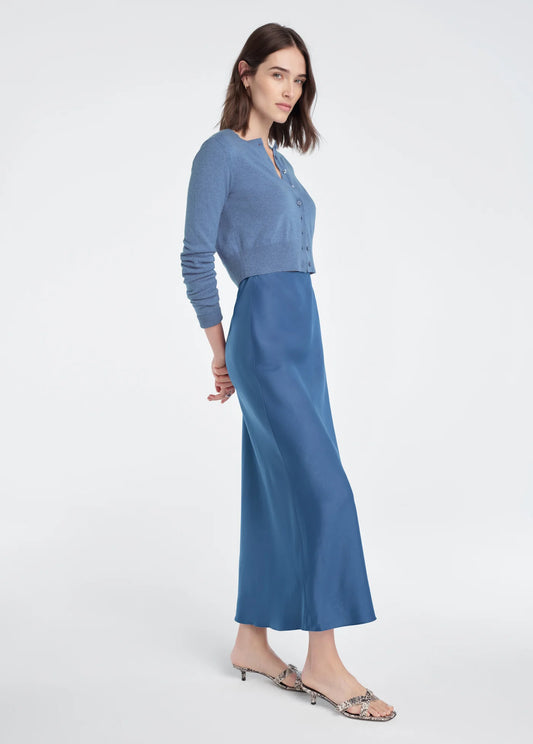 THE FAVORITE SKIRT - RIVER BLUE