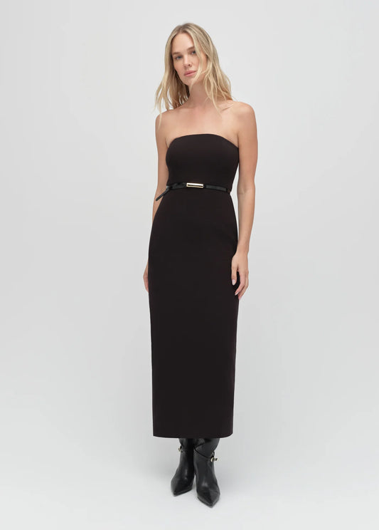 THE LONG WILLOW DRESS - BLACK