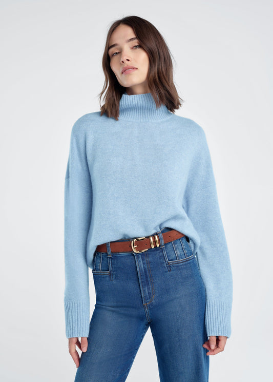 THE MADDIE SWEATER - BABY BLUE