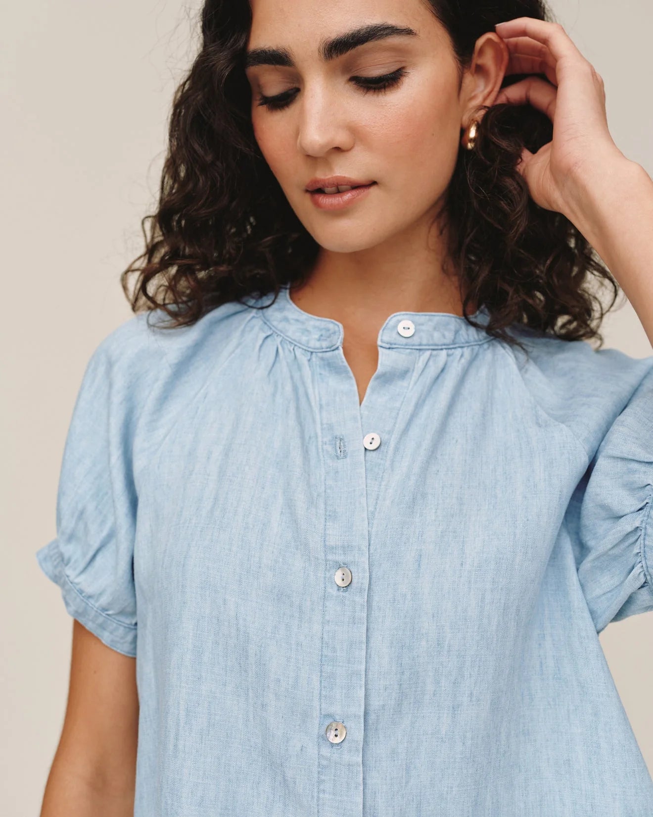 SHORT SLEEVE RAGLAN SHIRT - SUN BLEACHED WASH