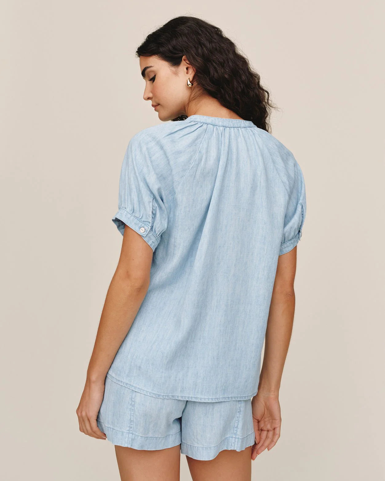 SHORT SLEEVE RAGLAN SHIRT - SUN BLEACHED WASH