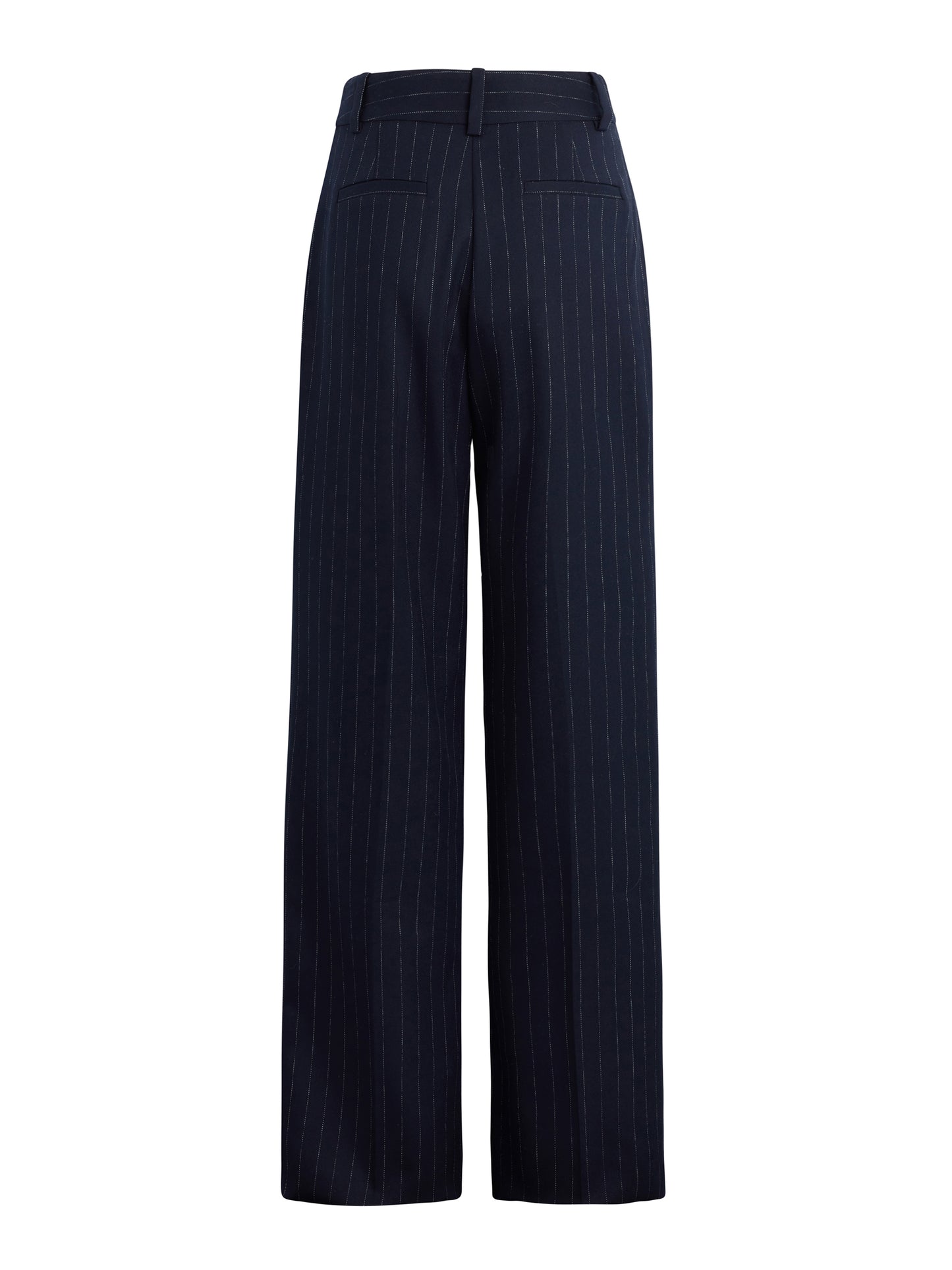THE FAVORITE PANT PETITE - NAVY PINSTRIPE