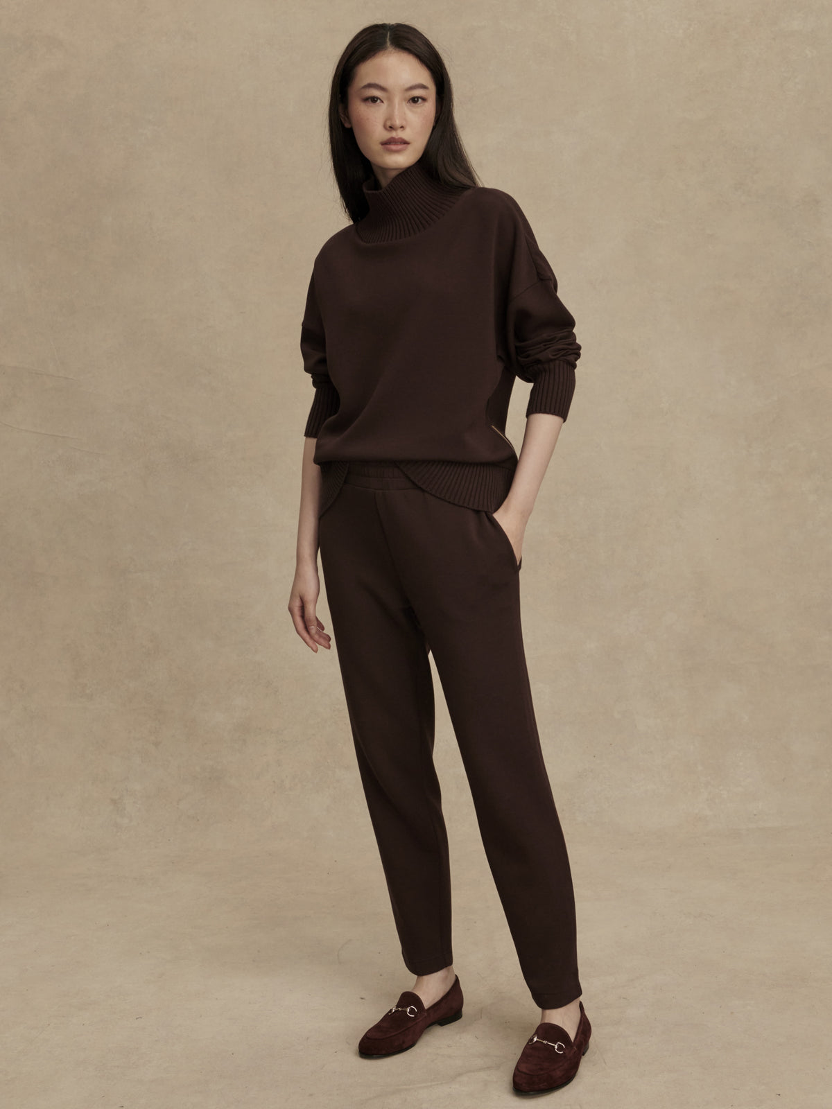 THE SLIM PANT 27.5 - COFFEE BEAN