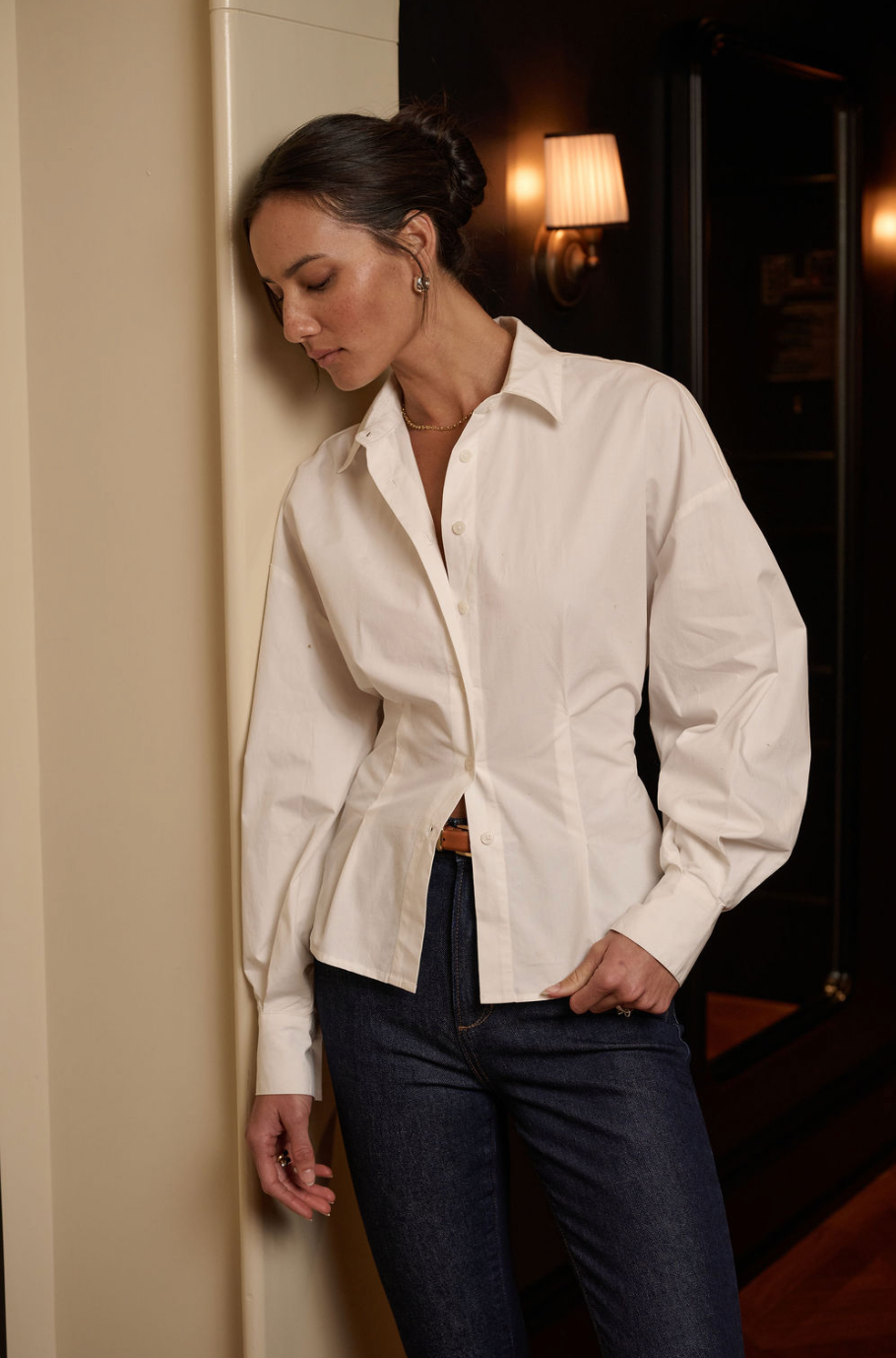 THE BACK STORY SHIRT - WHITE