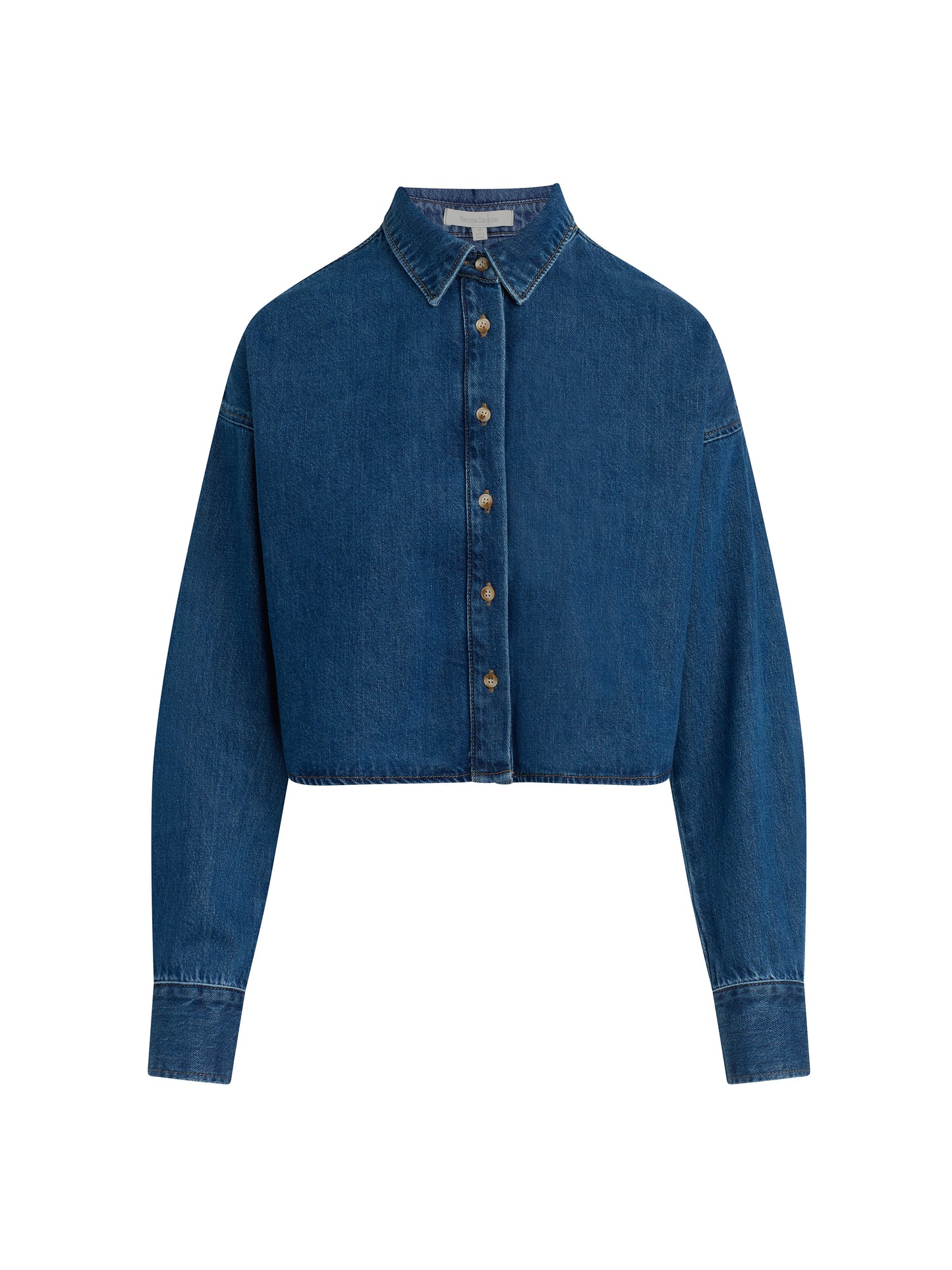 THE CROP EX BOYFRIEND SHIRT - DEERFIELD