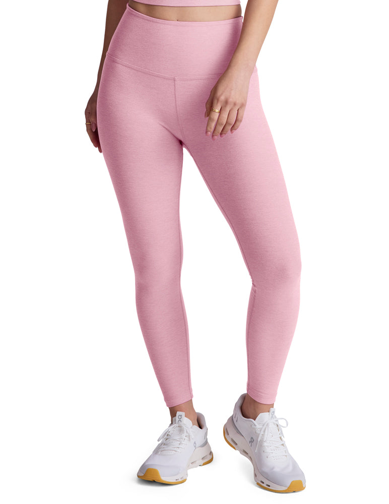 SPACEDYE CAUGHT IN THE MIDI HW LEGGING - FROSTY PINK HEATHER