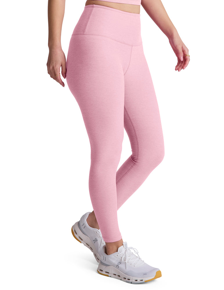 SPACEDYE CAUGHT IN THE MIDI HW LEGGING - FROSTY PINK HEATHER