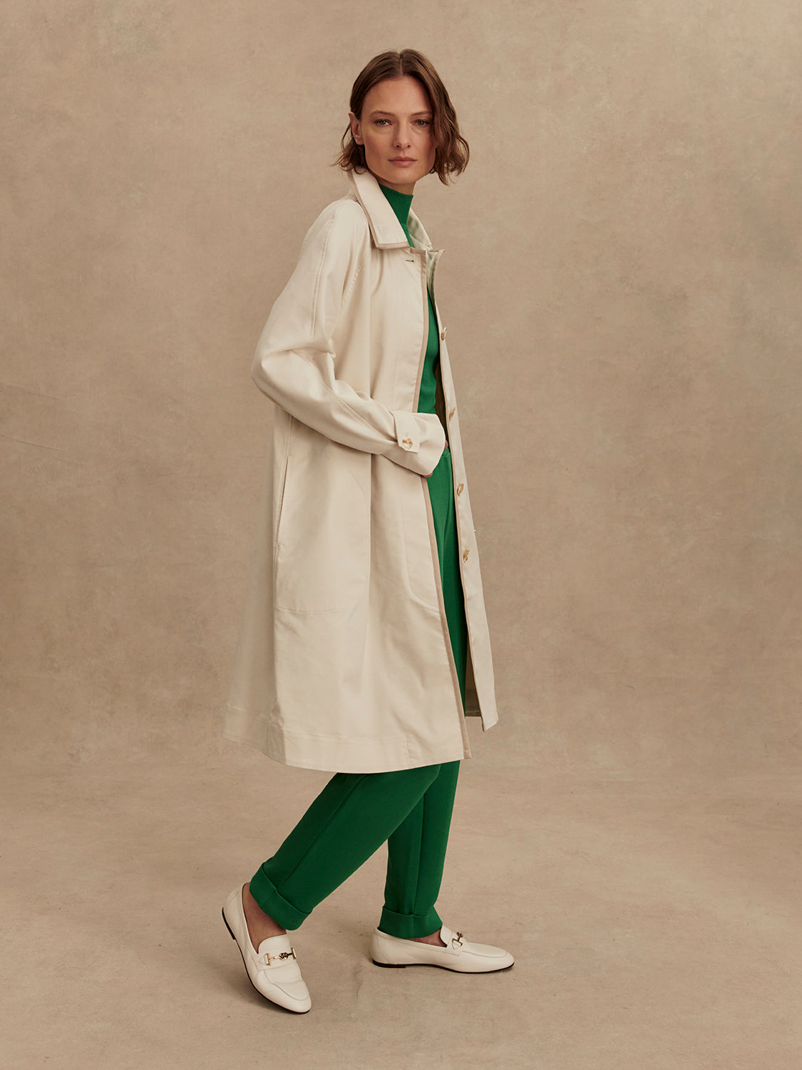 STAMFORD CAR COAT - BIRCH