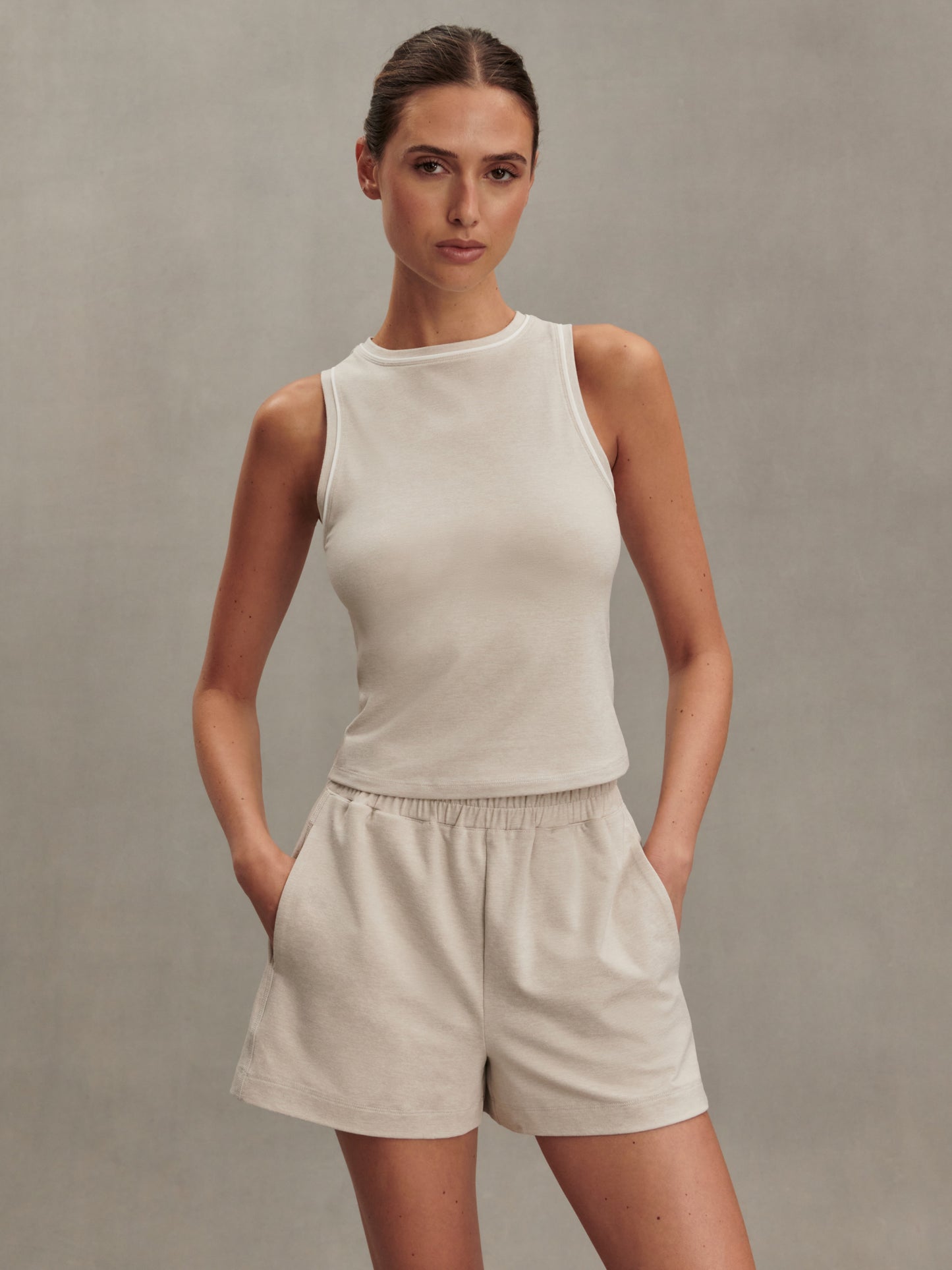 LETTIE TANK - PEBBLE MARL