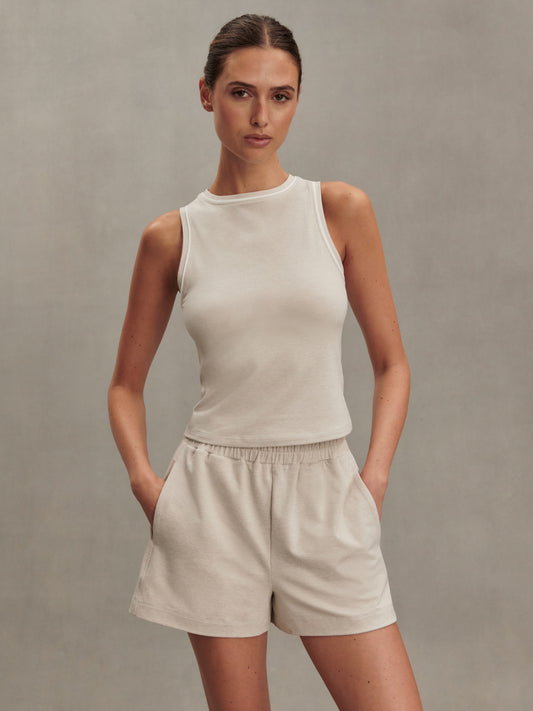 LETTIE TANK - PEBBLE MARL