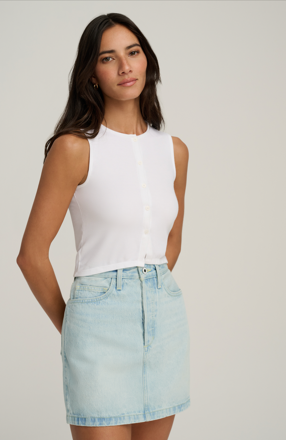 THE DALIA TOP - WHITE
