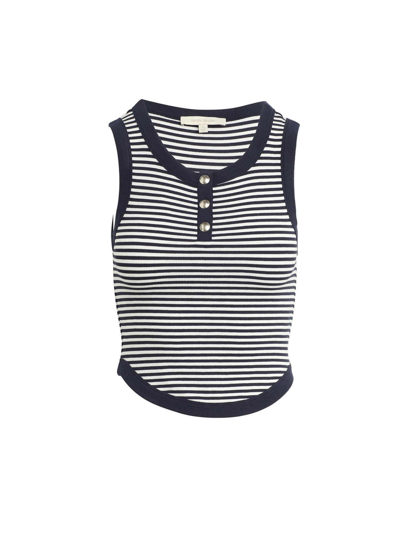 THE FOUNDATION TANK - NAVY/WHITE STRIPE
