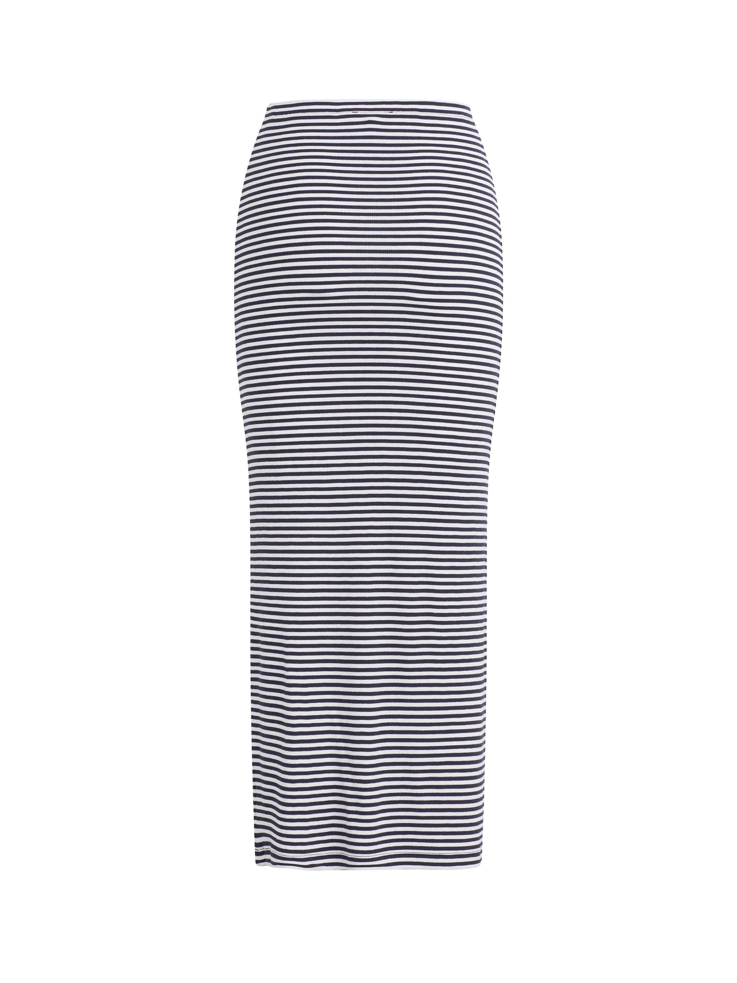 THE FOUNDATION MIDI SKIRT - NAVY/WHITE STRIPE