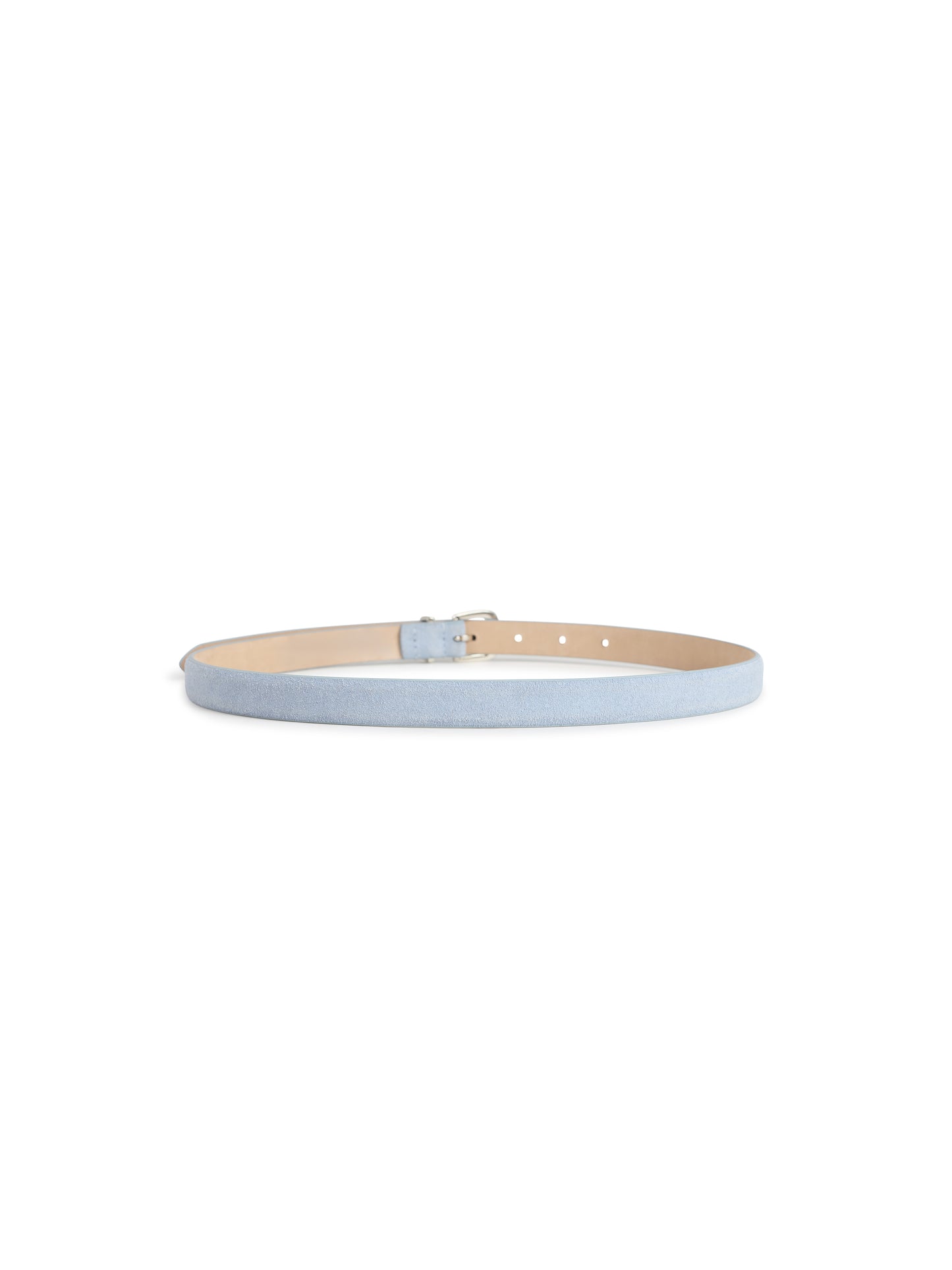 THE DOTTIE BELT - SOFT BLUE/POLISHED