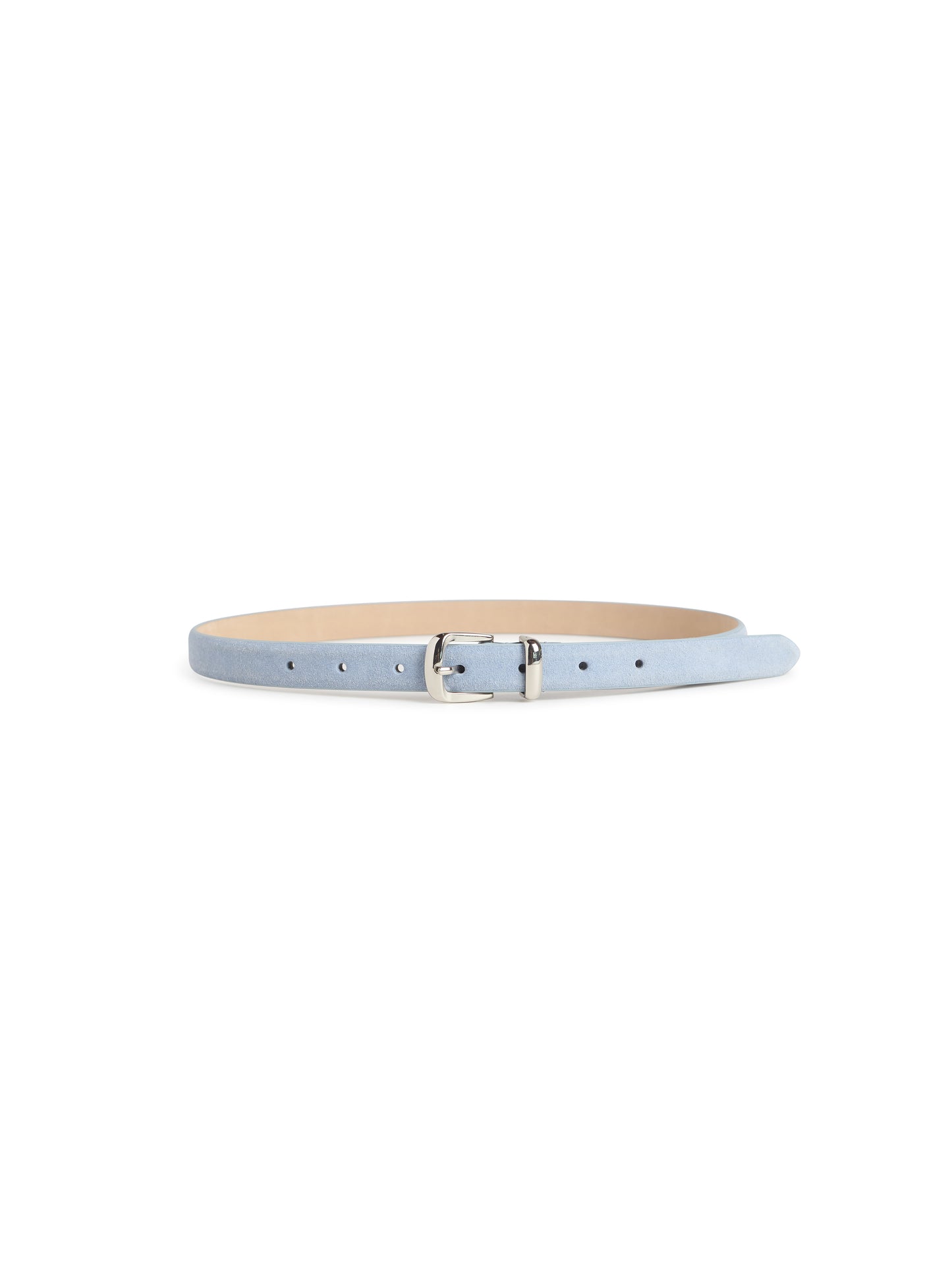 THE DOTTIE BELT - SOFT BLUE/POLISHED