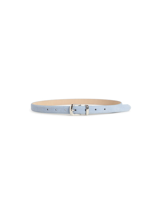 THE DOTTIE BELT - SOFT BLUE/POLISHED