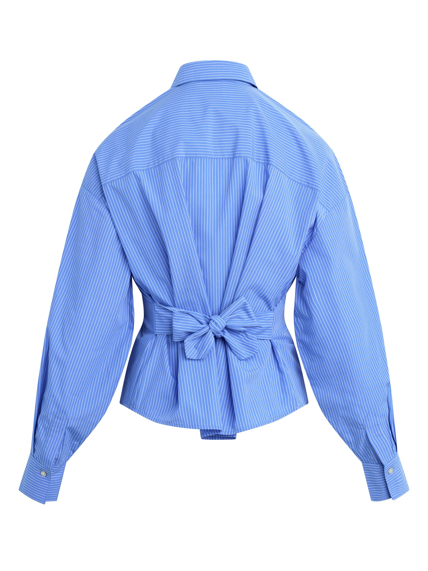 THE BACK STORY SHIRT - BLUE/WHITE STRIPE
