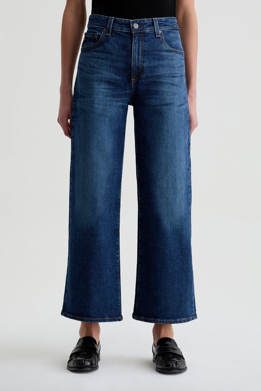 SAIGE WIDE LEG CROP - VEILED