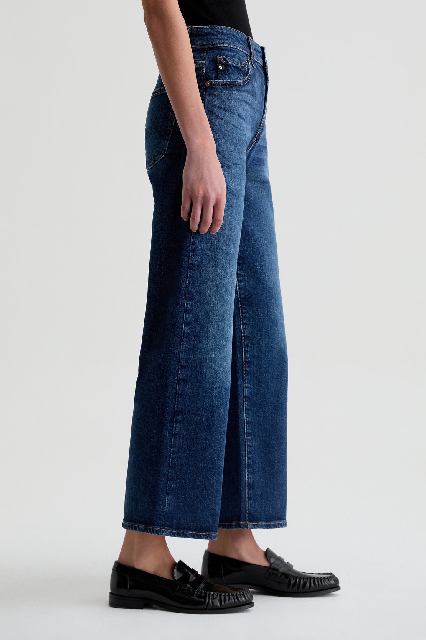 SAIGE WIDE LEG CROP - VEILED