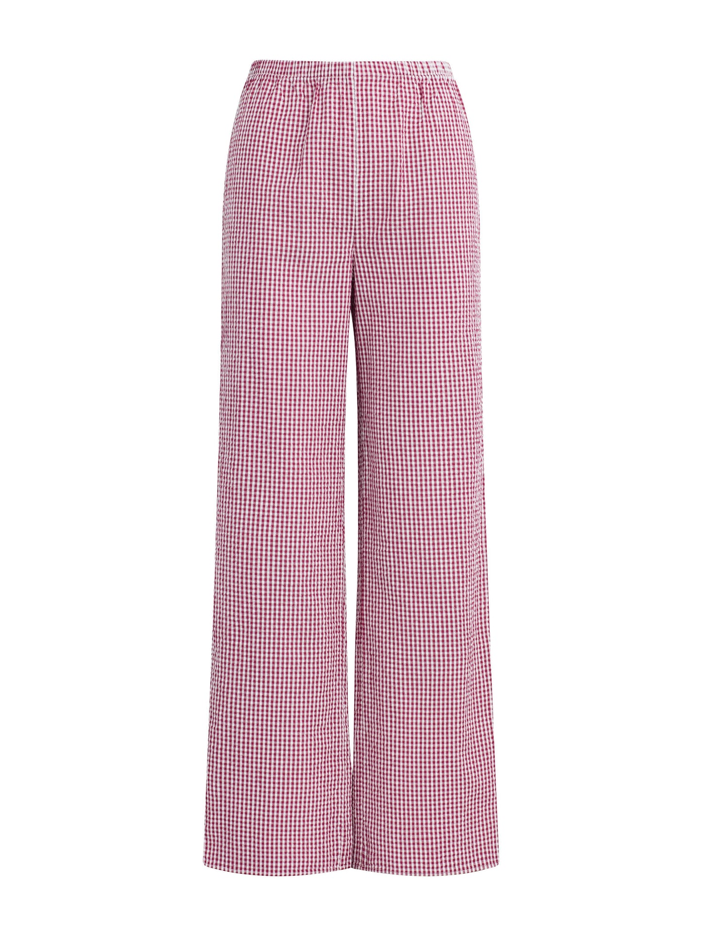 THE EVERYTHING PANT - RASPBERRY/WHITE