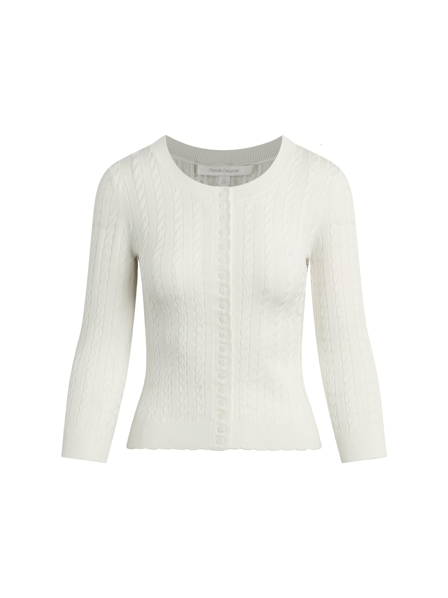 THE KEEPSAKE CARDIGAN - WHITE