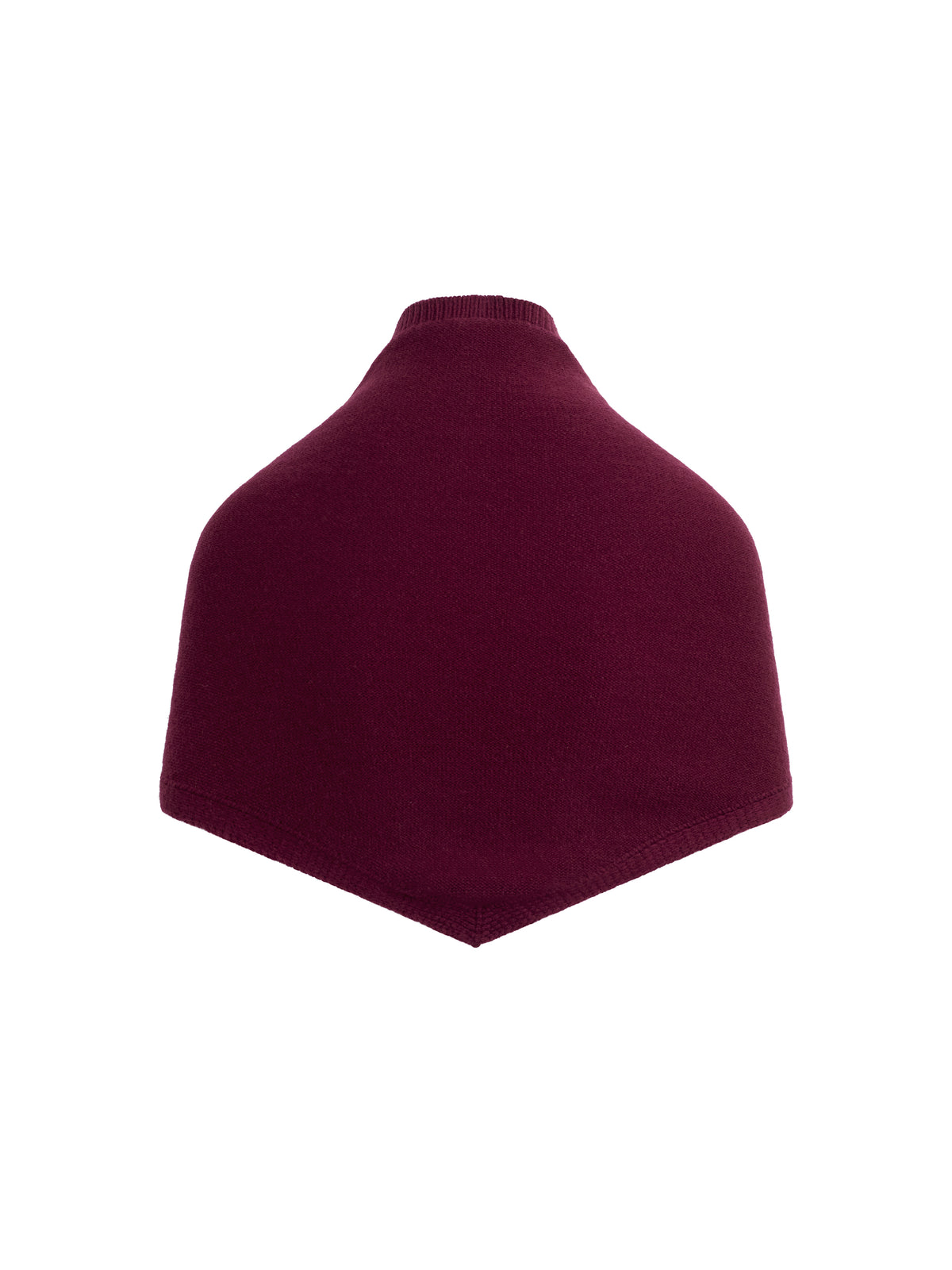 THE TRIANGLE SCARF - BURGUNDY