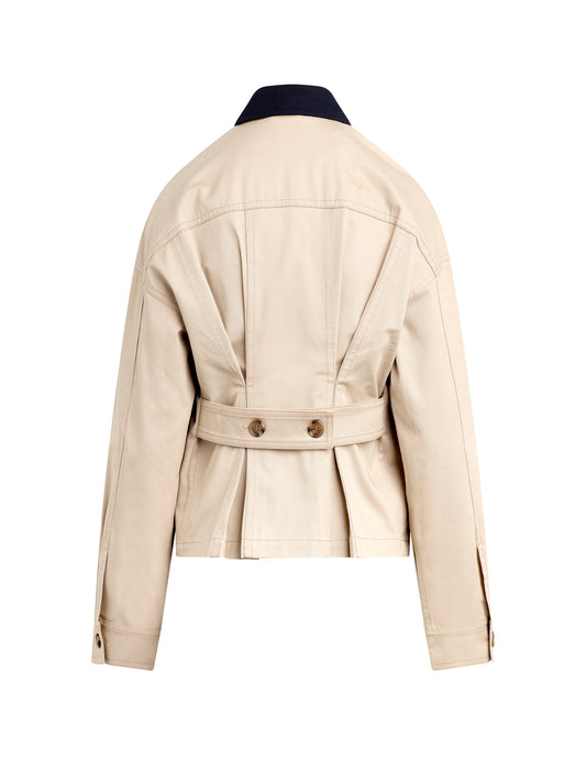 THE CARLA JACKET - DESERT KHAKI MULTI