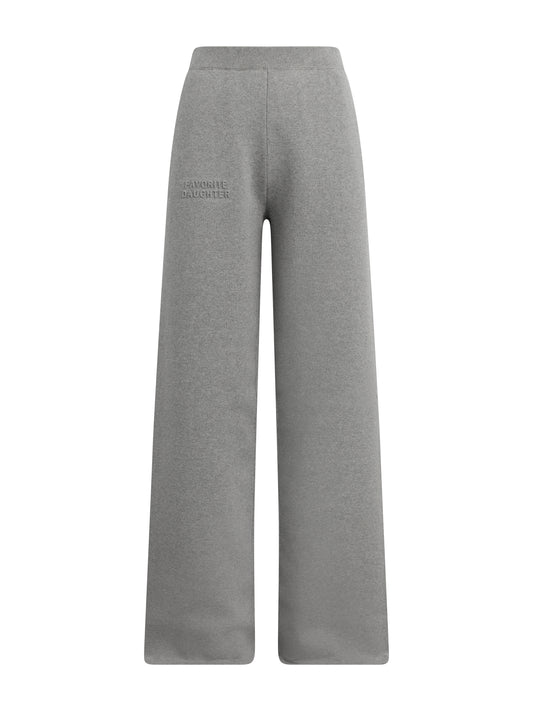 FATIGUE SISTERS WIDE LEG PANT - HEATHER GREY